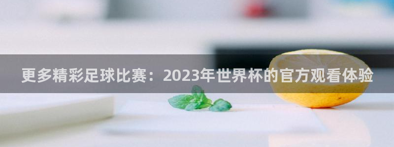 vSport体育在线登录平台：更多精彩足球比赛：2023年世